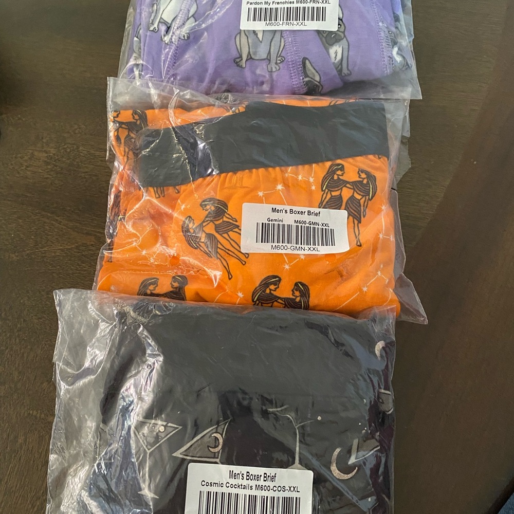 Brand New Sealed MeUndies 3 pairs Men’s Boxer Briefs- XXL